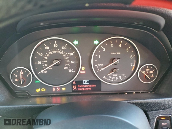 2014 BMW 3 Series 320i xDrive with VIN WBA3C3C56EF984060, listed as a Copart auction lot 88330235 with 233,559 mi miles and Salvage Title. Bid and sale history available at carsss.com. Image 9.