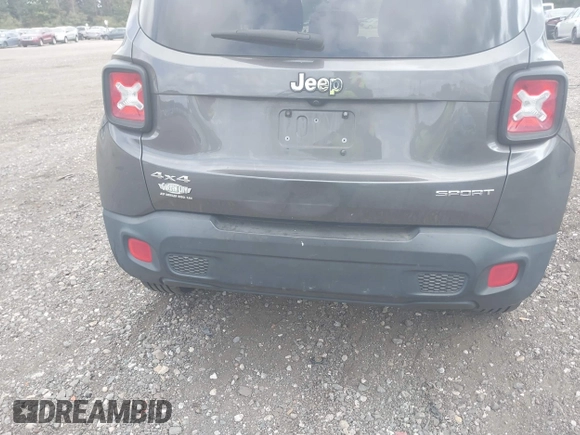 2016 Jeep Renegade Sport with VIN ZACCJBAT9GPE18687, listed as a IAAI auction lot 40388867 with 94,977 mi miles and . Bid and sale history available at DreamBid. Image 16.
