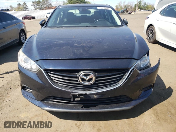 2015 Mazda 6 i Touring with VIN JM1GJ1T52F1216136, listed as a Copart auction lot 54016345 with 106,883 mi miles and Salvage Title. Bid and sale history available at carsss.com. Image 5.