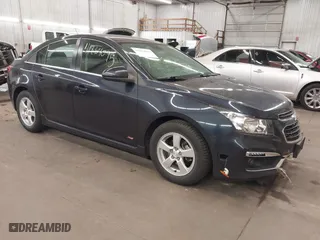 2016 Chevrolet Cruze Limited LT with VIN 1G1PE5SB9G7167012, listed as a IAAI auction lot 41864095 with 108,107 mi miles. Bid and sale history available at carsss.com. Image 1.