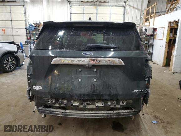2022 Ford Explorer with VIN 1FMSK8BH0NGC20396, listed as a Copart auction lot 87469724 with 23,633 mi miles and Salvage Title. Bid and sale history available at carsss.com. Image 6.