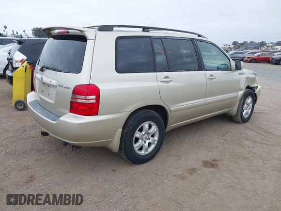 2003 Toyota Highlander z VIN JTEGF21A530074756, wystawiony jako IAAI lot #42044516 z przebiegiem 126 302 mil mil oraz . Historia ofert i sprzedaży dostępna na DreamBid. Obrazek 4.