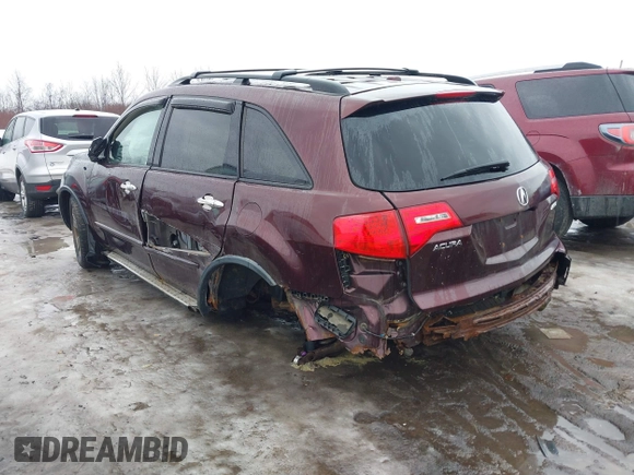 2009 Acura MDX Sport/Pwr Tail Gate with VIN 2HNYD28709H504992, listed as a IAAI auction lot 41683388 with 206,747 mi miles. Bid and sale history available at carsss.com. Image 3.