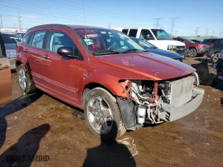 2007 Dodge Caliber R/T with VIN 1B3HE78K47D153293, listed as a Copart auction lot 46435475 with 73,048 mi miles and Salvage Title. Bid and sale history available at carsss.com. Image 4.