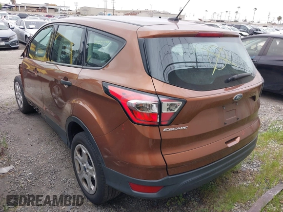 2017 Ford Escape S with VIN 1FMCU0F79HUE97846, listed as a IAAI auction lot 41846839 with 88,132 mi miles. Bid and sale history available at carsss.com. Image 3.