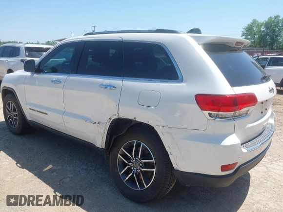 2019 Jeep Grand Cherokee Limited with VIN 1C4RJEBG4KC826590, listed as a IAAI auction lot 41978335 with 95,034 mi miles and . Bid and sale history available at DreamBid. Image 3.