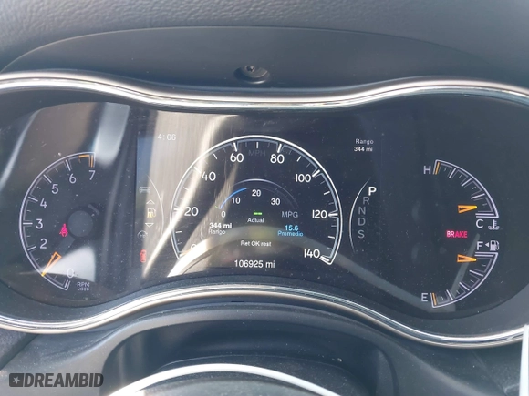 2014 Jeep Grand Cherokee Laredo with VIN 1C4RJEAGXEC130399, listed as a IAAI auction lot 41861664 with 106,925 mi miles. Bid and sale history available at carsss.com. Image 7.