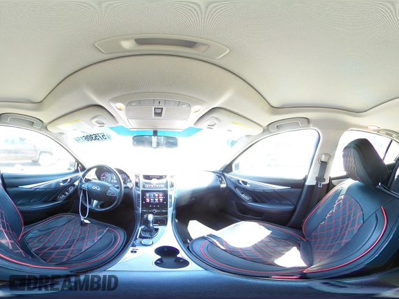 2015 Infiniti Q50 z VIN JN1BV7AR4FM405041, wystawiony jako Copart lot #57530615 z przebiegiem 95 664 mil mil oraz Szkoda całkowita • Salvage title. Historia ofert i sprzedaży dostępna na DreamBid. Obrazek 14.