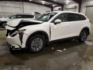 2022 Mazda CX-9 Touring with VIN JM3TCBCY6N0622621, listed as a Copart auction lot 45153405 with 46,204 mi miles and Salvage Title. Bid and sale history available at carsss.com. Image 1.