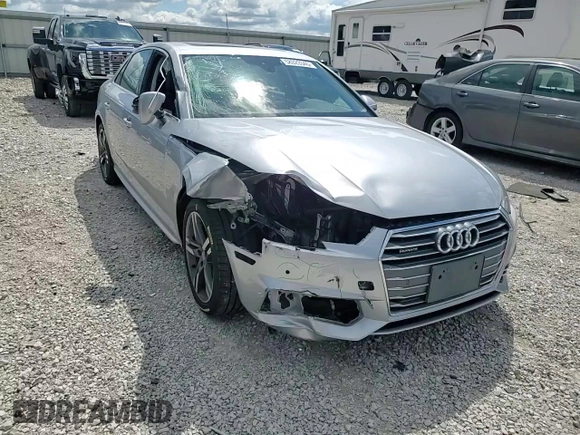 2017 Audi A4 Premium Plus with VIN WAUENAF42HN010323, listed as a Copart auction lot 58023345 with 83,139 mi miles and Salvage title. Bid and sale history available at DreamBid. Image 14.
