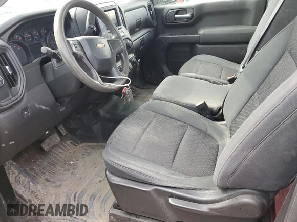 2019 Chevrolet Silverado 1500 Work Truck with VIN 3GCNWAEF1KG261966, listed as a Copart auction lot 50313505 with 160,135 mi miles and Salvage Title. Bid and sale history available at DreamBid. Image 7.