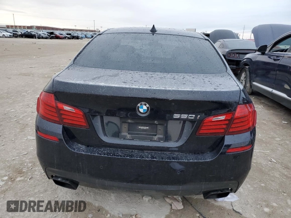 2015 BMW 5 Series 550i with VIN WBAKN9C50FD682415, listed as a Copart auction lot 83257714 with 129,605 mi miles and Clean title. Bid and sale history available at DreamBid. Image 6.