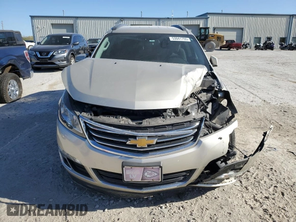 2015 Chevrolet Traverse LT with VIN 1GNKVGKD5FJ336918, listed as a Copart auction lot 53041795 with 119,745 mi miles and Salvage title. Bid and sale history available at DreamBid. Image 5.