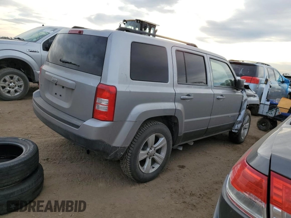 2014 Jeep Patriot Sport with VIN 1C4NJRBB9ED751832, listed as a Copart auction lot 43907215 with 112,505 mi miles and Salvage Title. Bid and sale history available at carsss.com. Image 3.