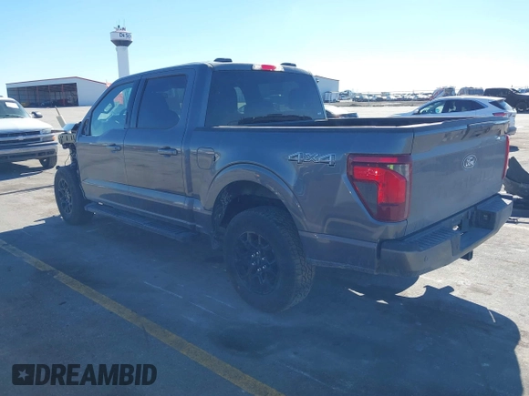 2024 Ford F-150 XLT with VIN 1FTFW3L52RKD71650, listed as a IAAI auction lot 41686193 with 7,474 mi miles. Bid and sale history available at carsss.com. Image 3.