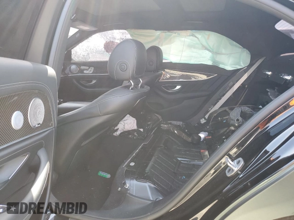 2019 Mercedes-Benz E 63 S AMG with VIN WDDZF8KB9KA505380, listed as a Copart auction lot 54086384 with Not Provided miles and Salvage Title. Bid and sale history available at DreamBid. Image 10.
