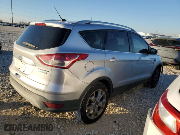 2014 Ford Escape Titanium with VIN 1FMCU0JX7EUD79989, listed as a Copart auction lot 43086695 with 181,642 mi miles and Salvage Title. Bid and sale history available at carsss.com. Image 3.