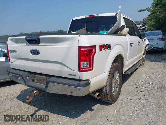 2016 Ford F-150 XLT with VIN 1FTEW1EF5GFD32448, listed as a IAAI auction lot 42411577 with 171,930 mi miles and . Bid and sale history available at DreamBid. Image 4.