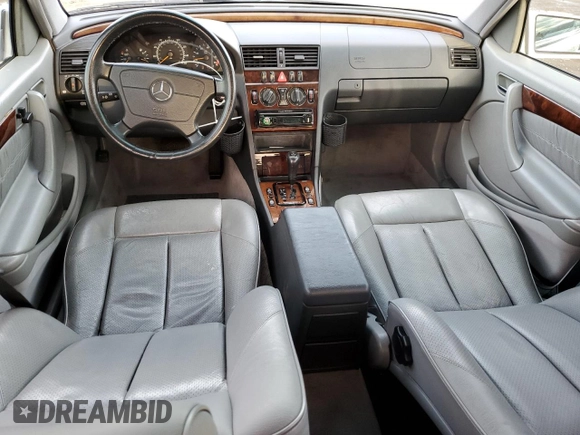 2000 Mercedes-Benz C 230 Kompressor with VIN WDBHA24GXYA802790, listed as a Copart auction lot 87460324 with 156,593 mi miles and Salvage Title. Bid and sale history available at carsss.com. Image 8.