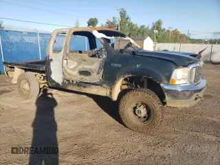 2002 Ford Super Duty F-250 XL with VIN 1FTNX21S92EB48599, listed as a Copart auction lot 72686904 with 0 mi miles and Non Repairable. Bid and sale history available at carsss.com. Image 4.