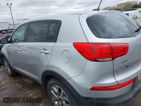 2015 Kia Sportage LX with VIN KNDPB3ACXF7727178, listed as a IAAI auction lot 41833374 with 189,297 mi miles and . Bid and sale history available at carsss.com. Image 15.