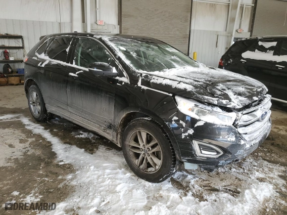 2017 Ford Edge SEL with VIN 2FMPK4J83HBC17097, listed as a Copart auction lot 44496985 with 155,787 mi miles and Salvage Title. Bid and sale history available at carsss.com. Image 4.