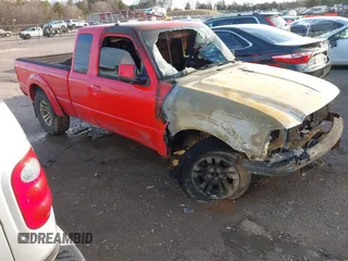 2009 Ford Ranger XLT with VIN 1FTZR45E99PA65975, listed as a IAAI auction lot 41493984 with 1 mi miles. Bid and sale history available at carsss.com. Image 1.