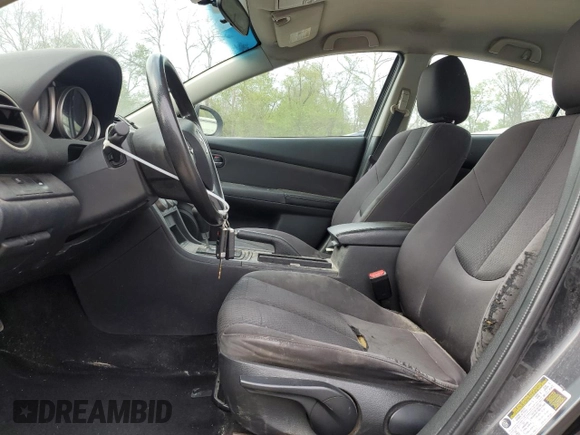 2012 Mazda 6 i Sport with VIN 1YVHZ8BH3C5M29676, listed as a Copart auction lot 55242715 with 199,240 mi miles and Salvage Title. Bid and sale history available at DreamBid. Image 7.