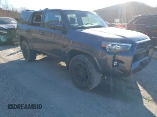 2022 Toyota 4Runner SR5 with VIN JTEMU5JR7N6059515, listed as a IAAI auction lot 41364172 with 49,560 mi miles and . Bid and sale history available at DreamBid. Image 1.
