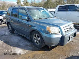 2006 Honda Pilot EX-L with VIN 2HKYF18716H535598, listed as a IAAI auction lot 41676797 with 212,130 mi miles and . Bid and sale history available at carsss.com. Image 1.