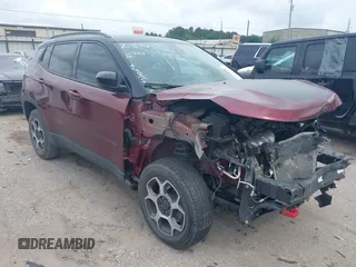 2022 Jeep Compass Trailhawk with VIN 3C4NJDDB3NT203092, listed as a IAAI auction lot 42017373 with Not provided miles and . Bid and sale history available at DreamBid. Image 1.