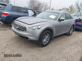 2010 Infiniti FX35 with VIN JN8AS1MW6AM856999, listed as a IAAI auction lot 41051039 with 166,714 mi miles. Bid and sale history available at carsss.com. Image 17.