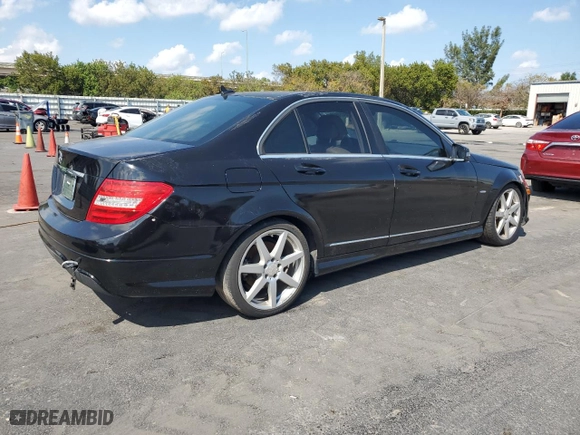 2012 Mercedes-Benz C-Class C 250 Sport with VIN WDDGF4HB3CR212102, listed as a Copart auction lot 50461655 with 132,067 mi miles and Clean Title. Bid and sale history available at carsss.com. Image 3.