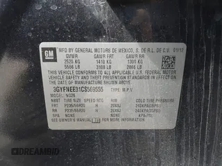 2012 Cadillac SRX Performance Collection z VIN 3GYFNEE31CS569555, wystawiony jako IAAI lot #41919585 z przebiegiem 126 991 mil mil oraz . Historia ofert i sprzedaży dostępna na DreamBid. Obrazek 9.