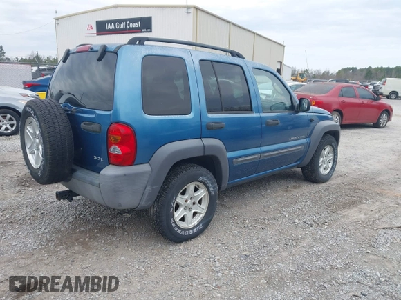 2003 Jeep Liberty Sport with VIN 1J4GK48K43W708592, listed as a IAAI auction lot 41560151 with 132,844 mi miles and . Bid and sale history available at DreamBid. Image 4.