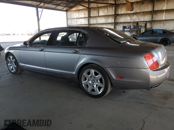 2007 Bentley Flying Spur with VIN SCBBR93W27C046511, listed as a Copart auction lot 62939235 with 93,787 mi miles and Salvage title. Bid and sale history available at DreamBid. Image 2.