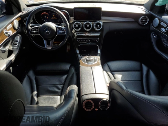 2020 Mercedes-Benz C 300 with VIN WDDWF8DB3LR530908, listed as a Copart auction lot 58015975 with 60,818 mi miles and Salvage title. Bid and sale history available at DreamBid. Image 8.