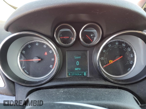 2014 Buick Encore Convenience with VIN KL4CJBSBXEB592971, listed as a Copart auction lot 48118055 with 37,928 mi miles and Salvage Title. Bid and sale history available at carsss.com. Image 9.