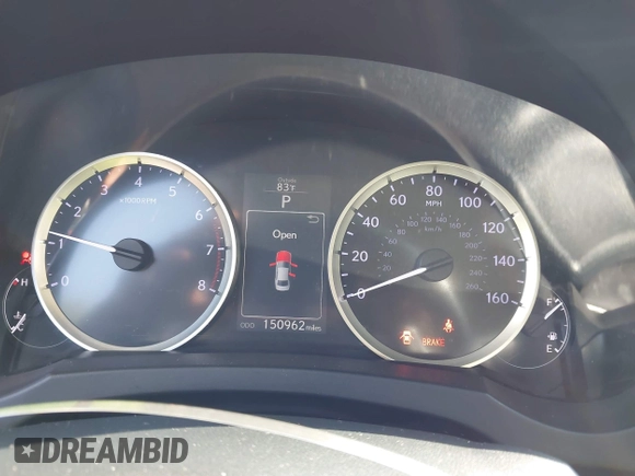 2014 Lexus IS 250 with VIN JTHCF1D27E5010613, listed as a IAAI auction lot 42646960 with 150,962 mi miles and . Bid and sale history available at DreamBid. Image 7.