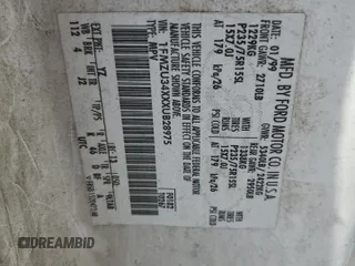 1999 Ford Explorer XL z VIN 1FMZU34XXXUB28975, wystawiony jako Copart lot #46269415 z przebiegiem 288 031 mil mil oraz Szkoda całkowita • Salvage title. Historia ofert i sprzedaży dostępna na DreamBid. Obrazek 14.