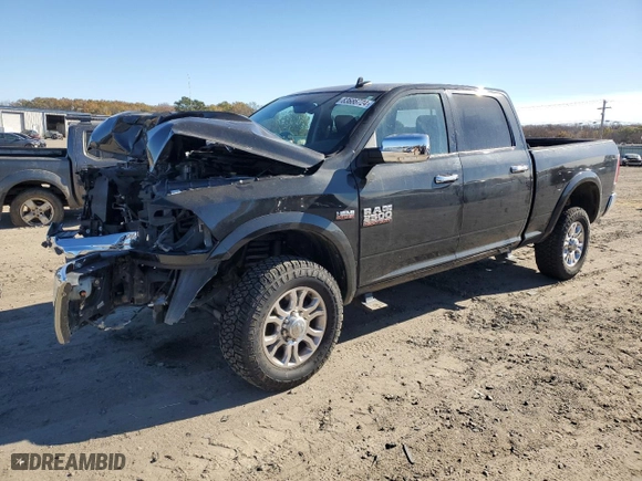 2018 Ram 2500 Laramie with VIN 3C6UR5FJ4JG289098, listed as a Copart auction lot 87436964 with 0 mi miles and Salvage Title. Bid and sale history available at carsss.com. Image 1.