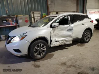 2017 Nissan Murano SL with VIN 5N1AZ2MH0HN105704, listed as a Copart auction lot 88717435 with 66,437 mi miles and Salvage Title. Bid and sale history available at carsss.com. Image 1.