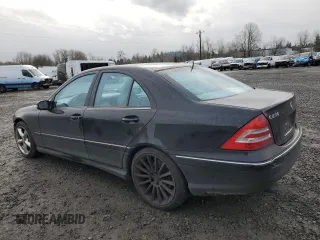 2006 Mercedes-Benz C 230 Sport with VIN WDBRF52H16F766913, listed as a Copart auction lot 42651805 with 129,701 mi miles and Salvage Title. Bid and sale history available at carsss.com. Image 2.