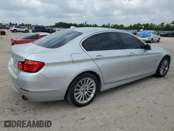2011 BMW 5 Series 535i xDrive with VIN WBAFU7C54BC872856, listed as a Copart auction lot 53937455 with 152,939 mi miles and Salvage Title. Bid and sale history available at carsss.com. Image 3.
