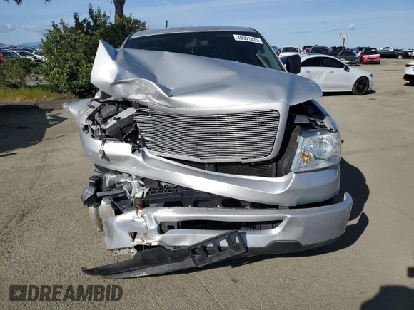 2006 Ford F-150 STX with VIN 1FTRX12W06KA91276, listed as a Copart auction lot 49901335 with 129,512 mi miles and Salvage Title. Bid and sale history available at carsss.com. Image 5.