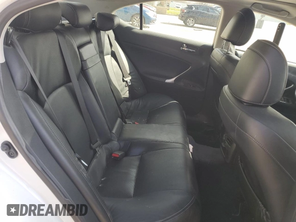 2012 Lexus IS 250 with VIN JTHBF5C21C5183674, listed as a Copart auction lot 50504705 with 80,893 mi miles and Salvage Title. Bid and sale history available at DreamBid. Image 10.