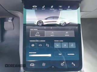 2025 Lucid Air Pure with VIN 50EA1PGA7SA001096, listed as a IAAI auction lot 41950025 with 3,502 mi miles. Bid and sale history available at carsss.com. Image 19.