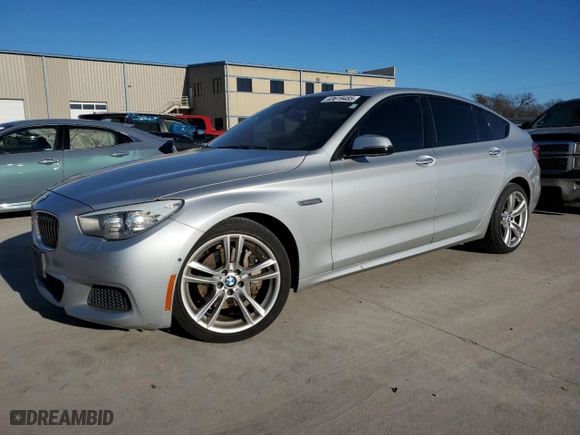 2014 BMW 5 Series Gran Turismo 535i xDrive with VIN WBA5M4C55ED183577, listed as a Copart auction lot 43619485 with 117,236 mi miles and Salvage Title. Bid and sale history available at carsss.com. Image 1.