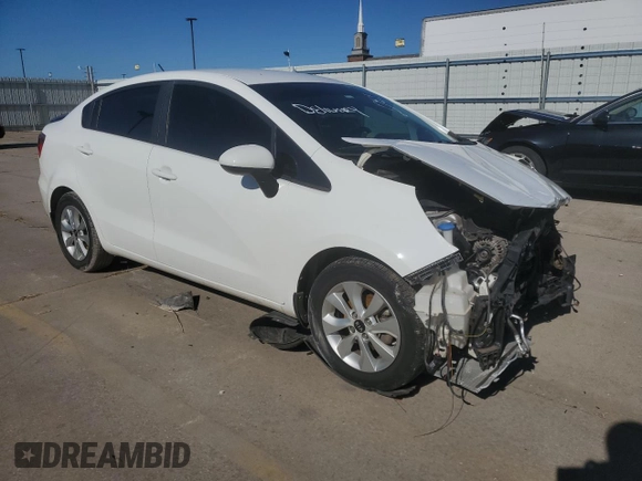 2017 Kia Rio EX with VIN KNADN4A30H6071790, listed as a Copart auction lot 80709114 with 75,402 mi miles and Salvage Title. Bid and sale history available at carsss.com. Image 4.