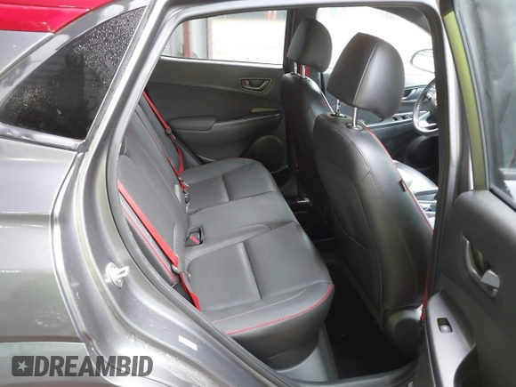 2019 Hyundai Kona Ultimate with VIN KM8K53A5XKU303722, listed as a IAAI auction lot 42095984 with 66,134 mi miles and . Bid and sale history available at DreamBid. Image 8.